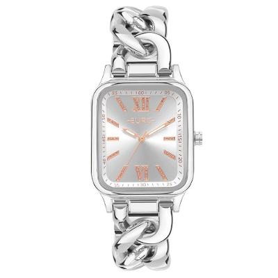 Relógio Euro Feminino Chains Prata - Eu2035yvc-4k Eu2035yvc-4k