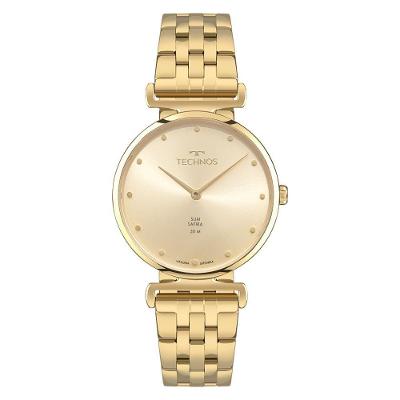 Relógio Technos Feminino Slim Dourado - Vj20ad-1x Vj20ad-1x