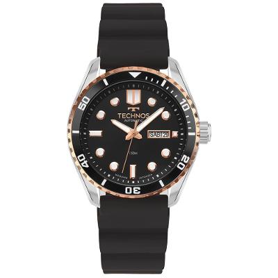 Relógio Technos Masculino Automático Bicolor - 8205pb-2p Relógio Technos Masculino Acqua Bicolor - 8205pb-2p