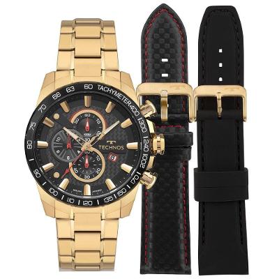 Relógio Technos Masculino Ts Carbon Dourado - Os1abr-t1p