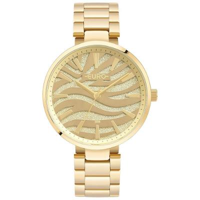 Relógio Euro Feminino Glitz Dourado - Eu2036yub-4d Eu2036yub-4d
