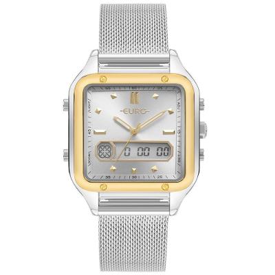 Relógio Euro Feminino Fashion Fit Sporty Bicolor - Eubj3890aax-4k Eubj3890aax-4k