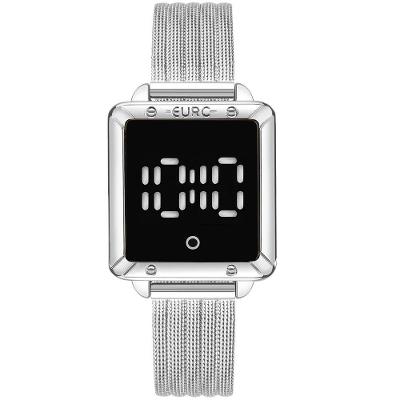 Relógio Euro Feminino Fashion Fit Led Prata - Eumd2404ae-4k Relógio Euro Feminino Ff Led Prata - Eumd2404ae-4k