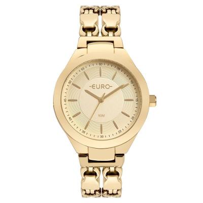 Relógio Euro Feminino Chains Dourado - Eu2035yun-4d Eu2035yun-4d