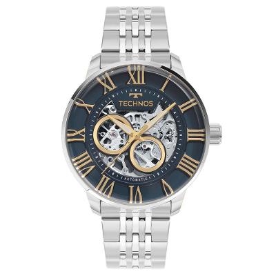 Relógio Technos Masculino Automatico Prata - G3265as-1a G3265as-1a
