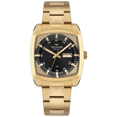 Relógio Technos Masculino Automatico Dourado - 8205om-1p