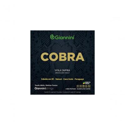 Encordoamento Para Viola Aço Cobre Prateado Tensão Média Série Cobra Gesvm