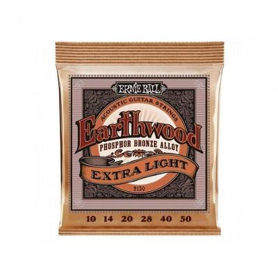 Encordoamento Para Violão Aço .010 Extra Leve Earthwood 2150 Ernie Ball