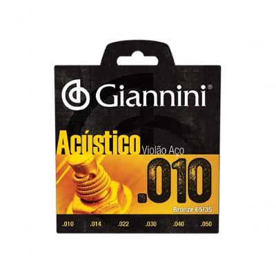 Corda Para Violao Giannini Geswam Bronze Acustica 65-35