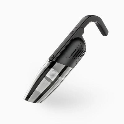 Aspirador De Pó Preto Recarregável Sem Fio Portátil 120w