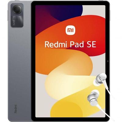 Tablet XIaomi Redm Pad SE Grafite Tela 11 4GB RAM 256GB Cinza Grafite