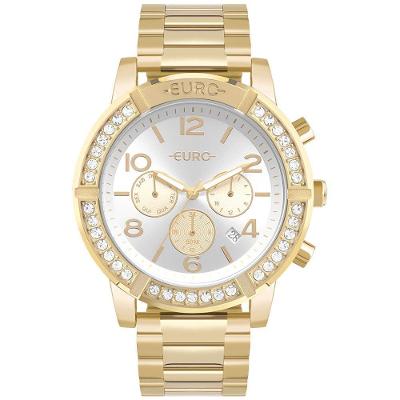 Relógio Euro Feminino Big Case Dourado - Eujp25ar-4b Eujp25ar-4b