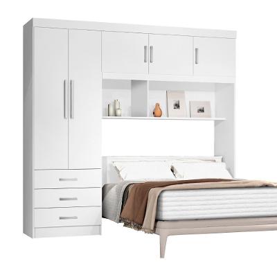 Guarda Roupas Casal Dormitório 5 Portas Casal Cancun Branco