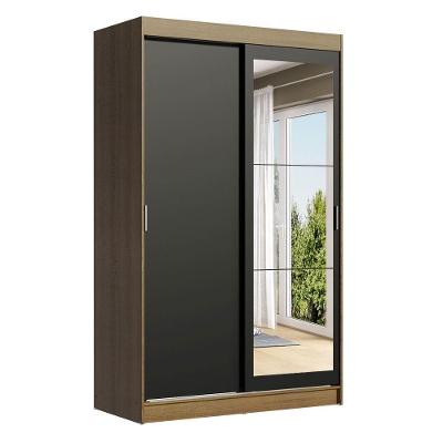 Guarda-roupa 2 Portas de Correr com Espelho 2 Gavetas Madesa
