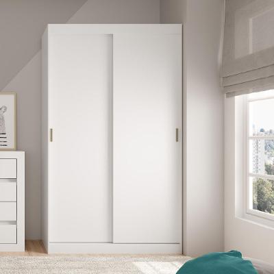 Guarda Roupa Solteiro 2 Portas 2 Gav Branco Carraro