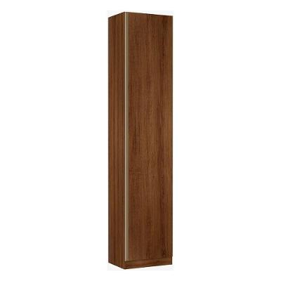 Guarda Roupa Sapateira 1 Porta 9 Prateleiras 50cm Dourado