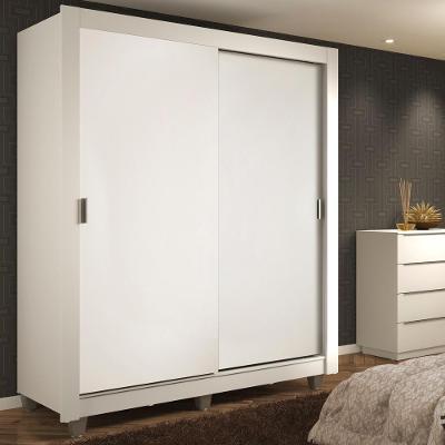 Guarda-Roupa Dallas 2 Portas de Correr Branco Madesa