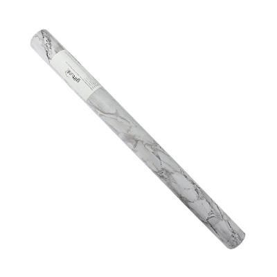 Papel De Parede Pvc 05 Metros X 45cm Marmorizado Preto