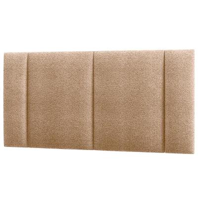 Cabeceira Modulada Casal 140 Cm Com Led Boucle Bege Milani Store Bege