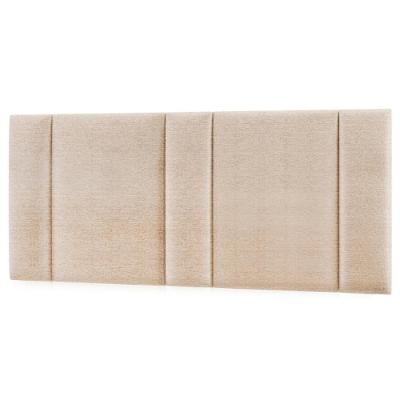 Cabeceira Modulada Queen 160 Cm Com Led Linho Bege Milani Store Bege