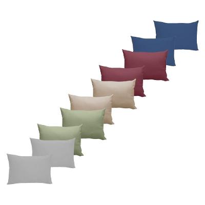Kit Com 10 Fronhas Em Malha Lisa 100% Algodão - Linha Casa - Kit 1