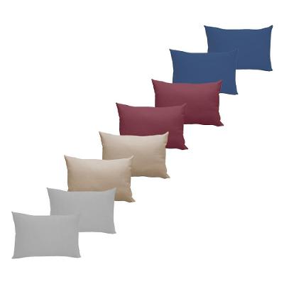 Kit Com 8 Fronhas Em Malha Lisa 100% Algodão - Linha Casa - Kit 3