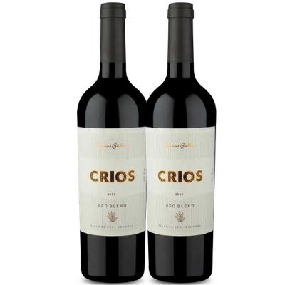 Kit 2 Garrafas Vinho Tinto Susana Balbo Crios Red Blend 750ml
