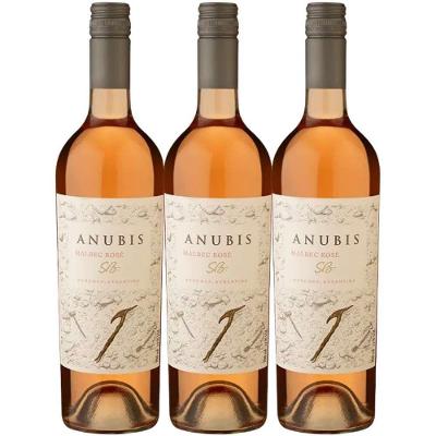Garrafas Vinho Rose Anubis Malbec 750ml (3 Und)