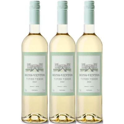 Vinho Verde Bons Ventos Branco 750ml (3 Und)