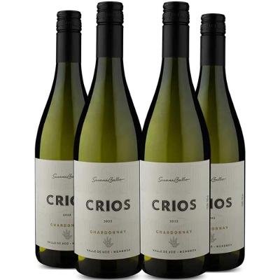 Vinho Branco Susana Balbo Crios Chardonnay 750ml Kit 4 Garrafas