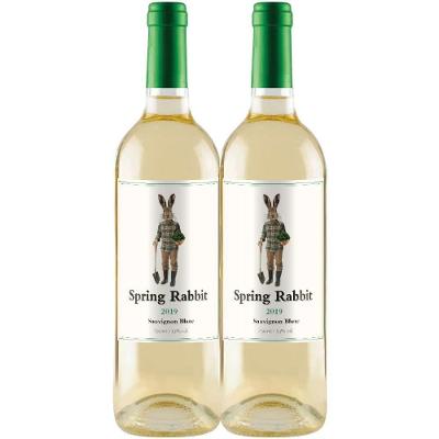 Kit 2 Garrafas Vinho Branco Spring Rabbit Sauvignon Blanc 750ml