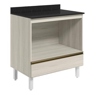 Balcao Nicho Forno 80cm Mdf Kali 16406 Bianco Toq Bianco Toq Nicioli Bianco Toq Bianco Toq