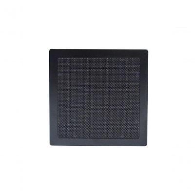 Arandela Quadrada Plastica 6polegadas Difusor 30rms 8r Preto