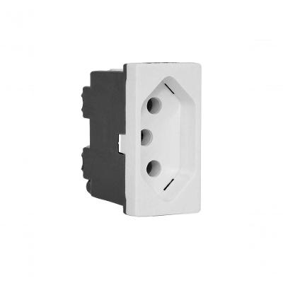 Tomada 2p+t 20a 250v B. Parafuso 1m Branca 615060bc