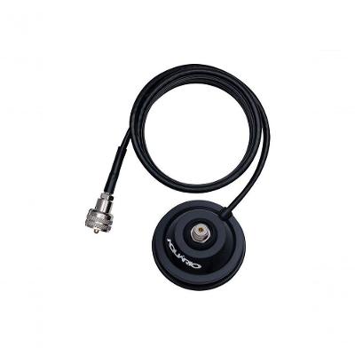 Suporte Magnetico Para Antena Movel Aquario M-700k Base Magnetica Com Cabo Rg058 De 4 Metros