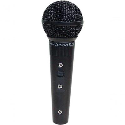Microfone Com Fio Profissional Sm58 P4 Bk Preto Fosco Impedância Alta Acompanha Cabo 5 Metros