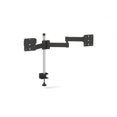 Suporte De Mesa Multivisao Triarticulado Para 2 Monitores Preto