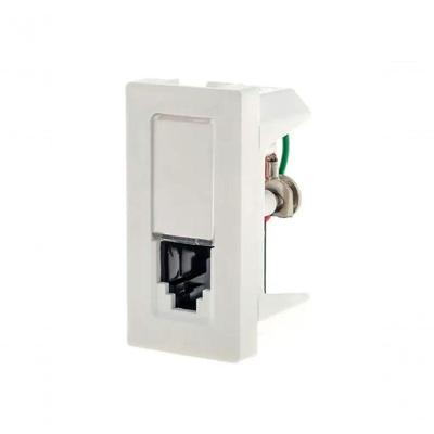 Tomada Telefone Rj11 2fios 1m Branca 615011bc