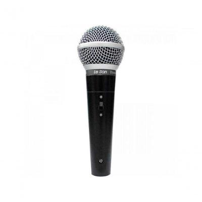 Microfone De Mão Leson Ls50 Dinâmico Preto