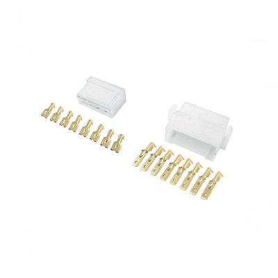 Conector Permak 8 Vias Com Terminais Kit 4 Pecas