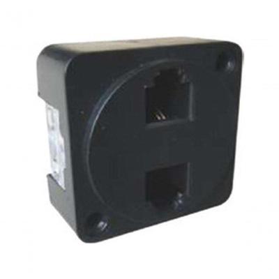 Plug Telefone Tomada Modular Idc Extensao Preto