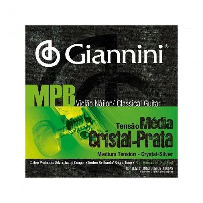 Giannini Corda Violao Genwg Cristal- Ouro Com Bolinha