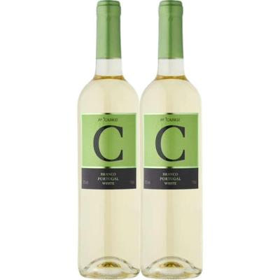 Kit 2 Garrafas Vinho Branco C De Cabriz Terras Da Beira 750ml