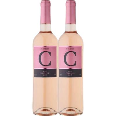 Kit 2 Garrafas Vinho Rose C De Cabriz Terras Da Beira 750ml