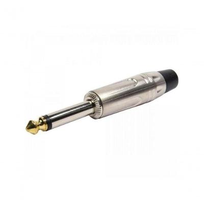 Plug P10 Mono Metal 17mm Com Ponta Gold Pgpz0037 Storm Pct 10