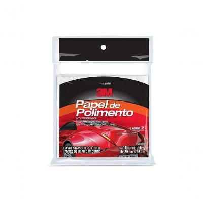 Papel Polimento 3m Auto 10 Folhas