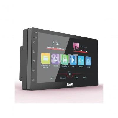 Cental Multimidia Svart S700 7 Com Carplay E Android
