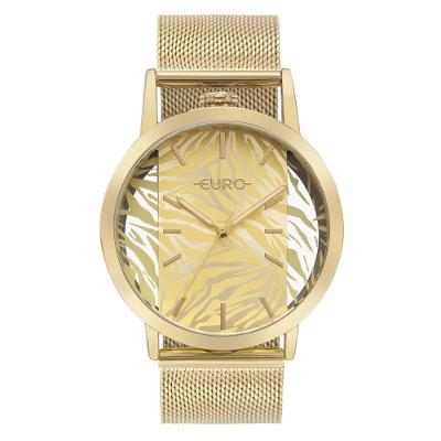 Relógio Euro Feminino Glitz Dourado - Eu2036yue-4d Eu2036yue-4d