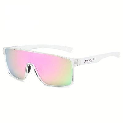 Óculos Da Moda Dubery D379 Polarizados Quadrado Rosa