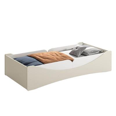 Cama Evolutiva Luna Areia Fosco Com 2 Kits Proteção Lateral Lisa - Reller Móveis Areia Fosco